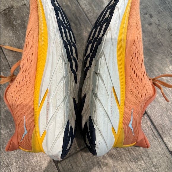 Hoka Orange Running Shoes with Yellow Accents - Picture 6 of 7